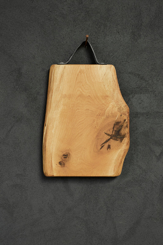 Wooden Board Eiche Bag Leather Grip
