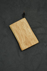 Wooden Board Eiche Tag Leather Tag
